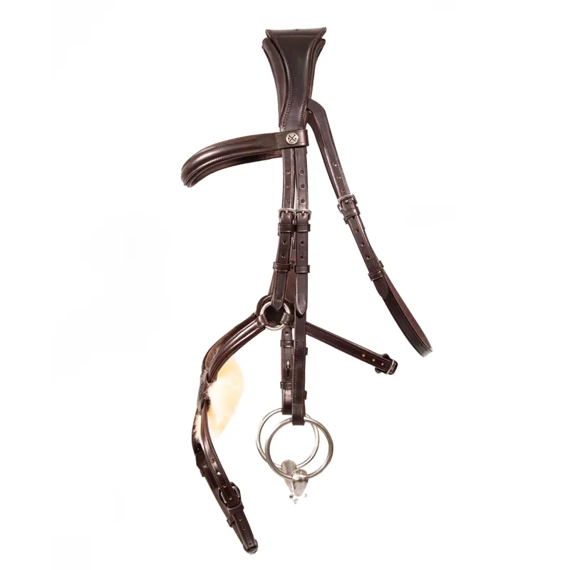 Henry James Mexican Grackle Bridle - Havana-1